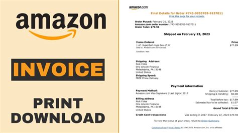 How to Print an Invoice from Amazon: A Detailed Guide with Q&A